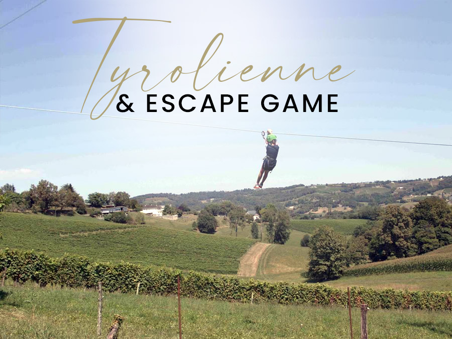 Tyrolienne et escape game Bearn